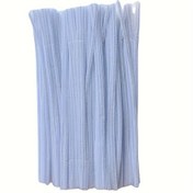Resim El yapımı renkli chenille sapları temizleyicileri için 100 adet 30 cm/11.81 inç chenille saplar borusu DIY el sanatları malzemeleri 