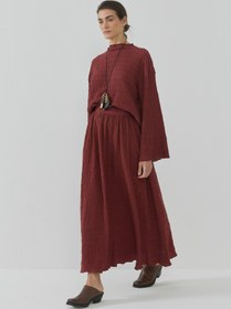Resim Bürümcük Kloş Etek Bordo - Bordo / 36 