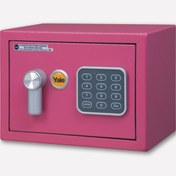 Resim Yale Mini Boy Kollu Pembe 23x17x17 cm Mekanik Para Kasası 