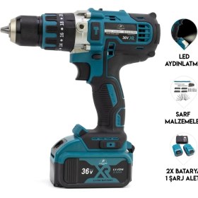 Resim 13MM Çelik Mandren Vidalama, Güçlü ve Dayanıklı MK36 Uyumlu 