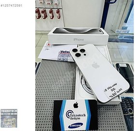 Resim Apple iPhone 15 Pro Max İkinci El TR | 512 GB | Beyaz 