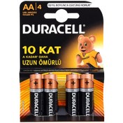 Resim Duracell Duralock LR6/MN1500 Alkalin AA Kalem Pil 4'lü 