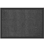 Resim Desan Nem Alıcı Kapı Önü Halı Paspas 40 cm x 60 cm Gri Renk 