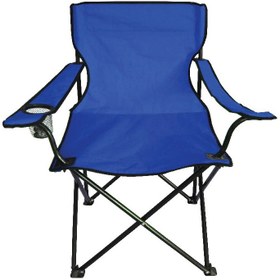 Resim Katlanabilir Kamp Sandalyesi 74x51x80 cm Mavi 