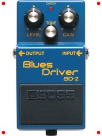 Resim markentegra Blues Overive Gitar Pedalı - Mavi 