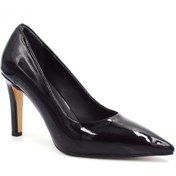 Resim Prego Pine Cone Kadın Stiletto Ayakkabı Rugan Siyah Rugan Siyah 