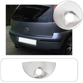 Resim Opel Corsa C Uyumlu 2000 Ve Üzeri Krom Bagaj Açma Paslanmaz Çelik 