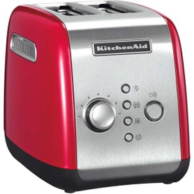 Resim KitchenAid 5KMT221EER Empire Red İkili Ekmek Kızartma Makinesi Yetkili Bayiden / Orjinal / Faturalı / Garantili / Sıfır Paket