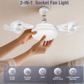Resim 1 adet, 3 Başlıklı LED Akıllı Tavan Fanı Işığı - Uzaktan Kumanda, Ayarlanabilir Parlaklık, 3 Hız Ayarı, Yatak Odaları, Oturma Odaları, Çalışma Odaları, Mutfaklar ve Banyolar için Uygun - Modern Tasarım, Yatak Odaları, Oturma Odaları, Çalışma Odaları, Mutfaklar, Banyolar ve Kapalı Kullanım İçin Uygun, Tüm Mevsimler (2'si 1 Arada 3 Başlıklı Fan Işığı, Beyaz) 