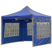 Resim Tüm Mevsimlerde Dış Mekan Kullanımına Uygun Sağlam, Su Geçirmez Parti Çadırı Mavi 