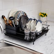Resim Vomex Tezgah Üstü Bulaşıklık ve Bardaklık - Siyah 
