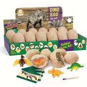 Resim Bir Set Dinozor Fosil Kazı Yumurtaları - 12 Benzersiz Dinozor Yumurtası ile 12 Sevimli Dinozor Keşfi, Birkaç Farklı Dinozor Yumurtası Üzerinden Kazın, Arkeolojik Dinozor Yumurtası Kiti, Paskalya Yumurtaları, Paskalya Parti Malzemeleri ve Doğum Günü Partileri İçin İdeal Bir Hediye. 