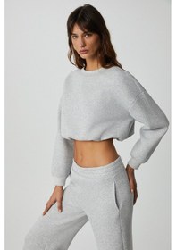 Resim Dewanna Kadın Uzun Kollu Crop Grimelanj Eşofman Takımı 