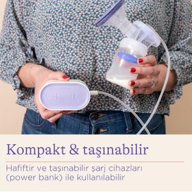 Resim Lansinoh Kompact Tekli Elektrikli Göğüs Pompası - Standart / Standart 