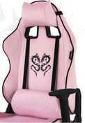 Resim XMAX / Rio Balerion Terletmez Kadife Kumaş Pembe Gaming Oyuncu Koltuğu / 120 Kg Taşır 