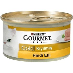 Resim Gourmet Gold Kıyılmış Hindili Kedi Konservesi 85 G 