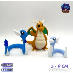 Resim Neptune3D #0147 Dratini, Dragonair, Dragonite Pokemon Gelişim Seti 