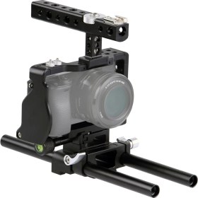 Resim Ayex Sony A6000, A6300, A6500 Için Ayex C6 Camera Cage, Kamera Kafesi 