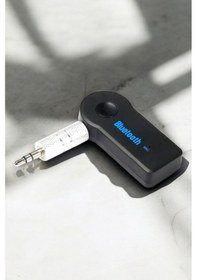 Resim Kablosuz Bluetooth Aux Araç Kiti Siyah Hafıza Kartlı 