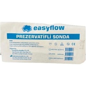 Resim Easyflow Yapışkan Şeritli Prezervatif Sonda NO:30 LARGE 