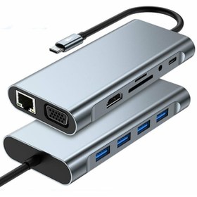 Resim shaza 11in1 Usb Type-c Hub Port Adaptör Hdmı Usb Ethernet Pd Girişli 