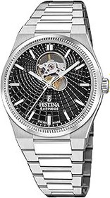 Resim Festina İsviçre, Rivé Açık Kalp 40 mm & 35 mm, Lüks Erkek Saati 