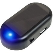 Resim Oldfriend 1ps/2ps Solar Çalıntı Önleyici Işık Dekoratif Led Sensörlü Araç İçi Mavi Işık 