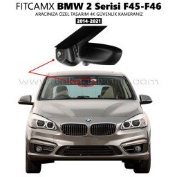 Resim FitCamX -BMW 2 Serisi ActiveTourer F45-F46 Modele Özel 4K Araç Kamerası (2014-2021) (FT-J6316-F2AT) 