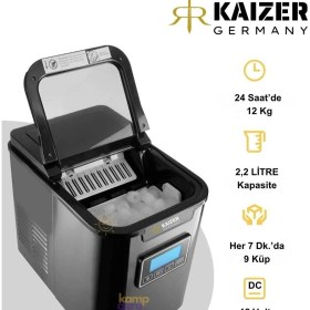 Resim Kaizer Germany Buz Makinası 12 / 24 Volt 