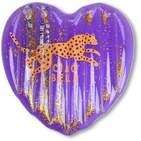 Resim Swim Essentials Purple Leopard Şişme Deniz ve Havuz Yatağı 150cm 