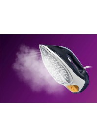 Resim Yüksek Güçlü Buharlı Ütü, Steamglide Plus, Dikey Buhar, Siyah 