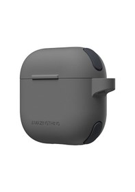 Resim Apple Uyumlu AirPods 4 Kılıf Amazingthing Airbag Köşe Tasarımlı Omni Serisi Silikon Kılıf Siyah 