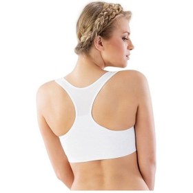 Resim Emay Dikişsiz Pedli Sporcu Büstiyer Sütyen Toparlayıcı 4025 