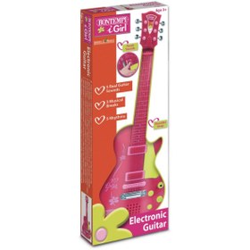 Resim NW NessiWorld Elektronik Tuşlu ve Telli Askılı Pembe Gitar 