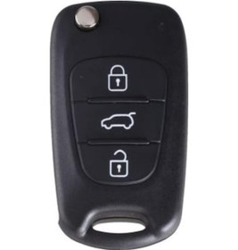 Resim Hyundai I20 I30 Ix35 Ix20 3 Butonlu Anahtar Kabi Kumanda Kabi 323302774 