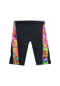 Resim Endeep Erkek Çocuk Desenli Siyah Jammer Yüzücü Mayo Sarı 