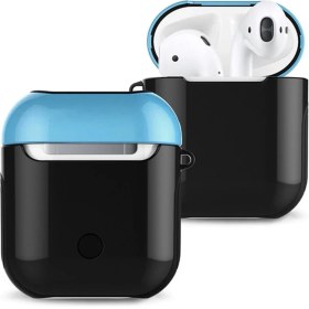 Resim Lowell Home Ieg Airpods 2 (2.nesil) 3in1 Kılıf - Siyah-Mavi LWLRSHM-76W5 