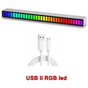 Resim Point Torpido Üstü 7 Renk Sese Duyarlı Usb Şarjlı Disko Ledi 