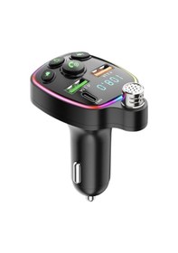 Resim Bluetooth 5.0 Fm Transmitter Çift Usb 3.1a Pd Hızlı Şarj 
