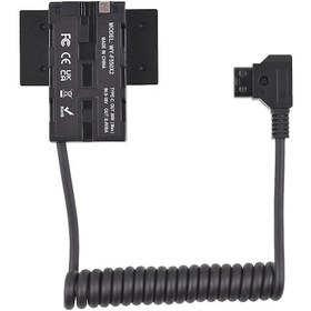 Resim Xindoker Np-f550 D-tap Dönüştürücü Çift Taraflı T Tipi Sahte Pil - Monitör Ve Led Fotoğraf Işığı İçin 8.4v 8a Çıkış 