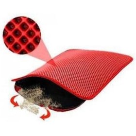 Resim Tineke Elekli Kedi Tuvaleti Önü Paspası 60 x 45 CM 