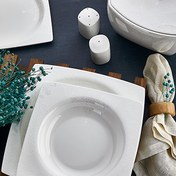 Resim Aryıldız Bone Square Porselen 60 Parça 12 Kişilik Yemek Takımı 45002 