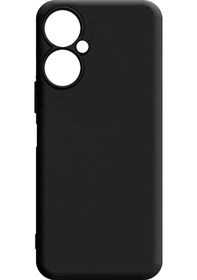 Resim Tecno Camon 19 Pro Kılıf Hptk Biye Silikon - Siyah Siyah 