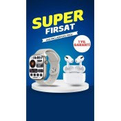 Resim Ikili Set Hk9 Pro 3 Kordonlu+Pro2 Anc Premium Serisi 1 Yıl Gümüş Gümüş Ithalatçı Garant 