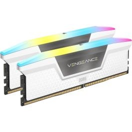 Resim Corsair Vengeance RGB 32GB (2x16) DDR5 6000 MHz CL40 Beyaz Ram 