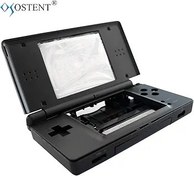 Resim OSTENT Nintendo DS Lite NDSL için Tam Onarım Parçaları Yedek Muhafaza Kabuk Kılıf Kiti (Mavi ve Siyah) 