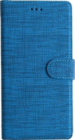 Resim CoverZone General Mobile Gm 21 Standlı Kartvizitli Ve Para Gözlü Kumaş Desen Lacivert 