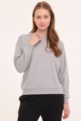 Resim WB AURA BSC 16OV82 4PR GRI MELANJ Kadın Sweatshirt Kinetix