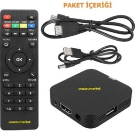 Resim Android 10 Mini Android Tv Box 2g Ram / 16GB Rom (Inat Tv Yüklenerek Gönderilir) 