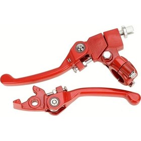 Resim Xuweiwei Red Folding Clutch Brake Lever 7/8" Off Road Motorcycles Xmotos Bse Kayo Apollo Thumpstar 70cc 110cc 125cc 150cc Ssr Pit Dirt Bike 